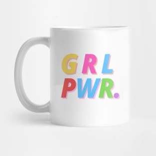 Girl Power - Feminist Cute Typography Mug